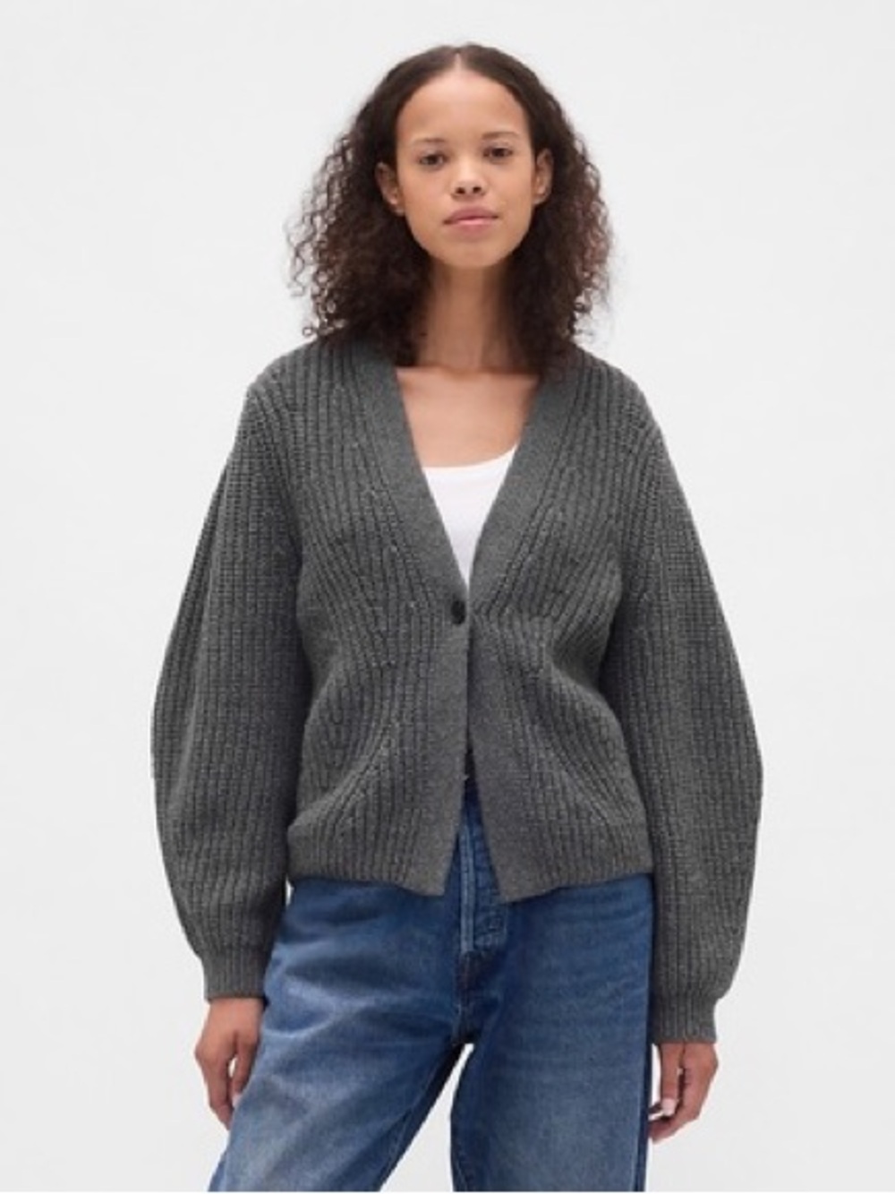 GAP Women's Barrel Grey Sweater